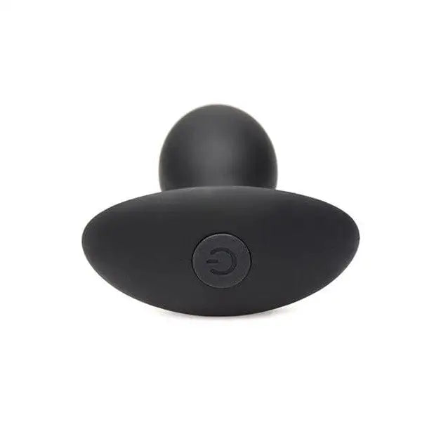 Curve Novelties Plug Curve Novelties Rooster Rumbler Vibrating Silicone Anal Plug - Black at the Haus of Shag