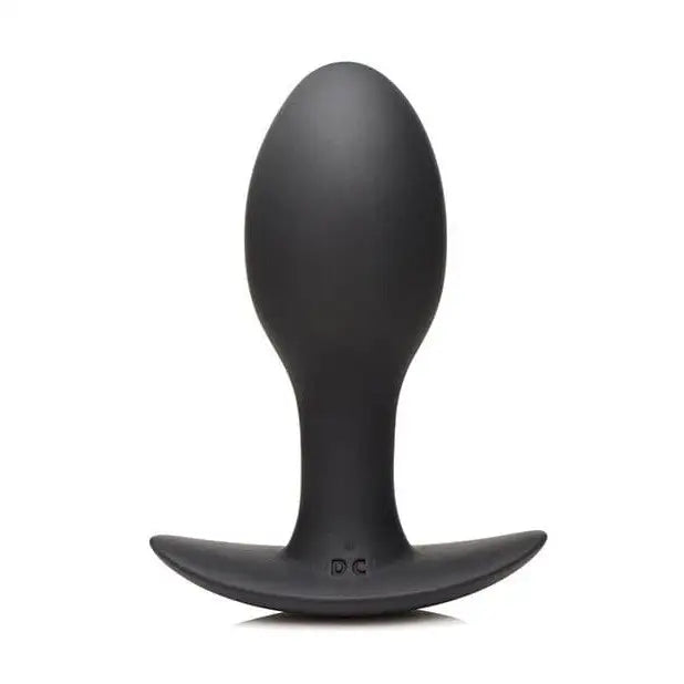 Curve Novelties Plug Curve Novelties Rooster Rumbler Vibrating Silicone Anal Plug - Black at the Haus of Shag