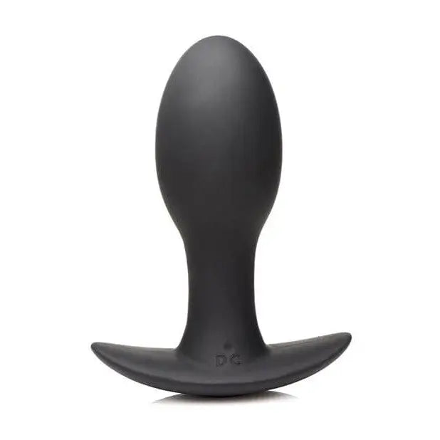 Curve Novelties Plug Curve Novelties Rooster Rumbler Vibrating Silicone Anal Plug - Black at the Haus of Shag