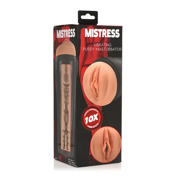 Curve Toys 10x Vibrating Pussy Masturbator - Powered Stroker