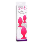 Curve Novelties Lubricants and Toy Cleaners Magenta Curve Toys Gossip Swirlies 3-Piece Silicone Anal Training Set Magenta at the Haus of Shag