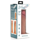 Curve Toys Jock Dual Density Silicone Dildo with Suction Cup Light 7-inch packaging