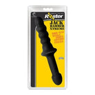 Curve Novelties Dildos Curve Toys Rooster Jackhammer XL 11.5 in. Rippled Dildo with Insertable Handle Black at the Haus of Shag