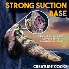 Camouflage-patterned Creature Cocks Cyclops Monster Silicone Dildo with suction cup base