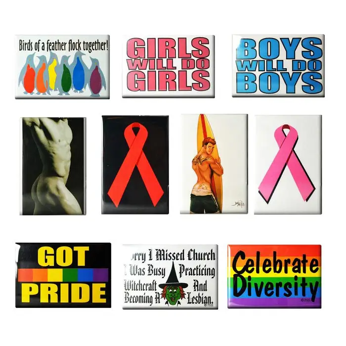 (d) Gaysentials Magnet Pack B - Party Games Gifts & Supplies