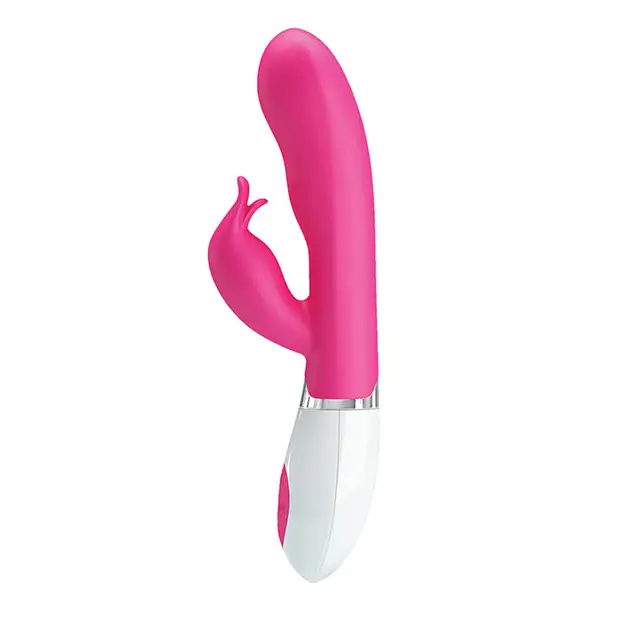 (d) Pretty Love Felix Voice Control Pink Vibrator - Rabbit