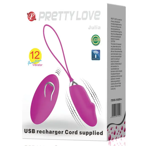 (d) Pretty Love Julia Fuchsia - Egg Vibrator