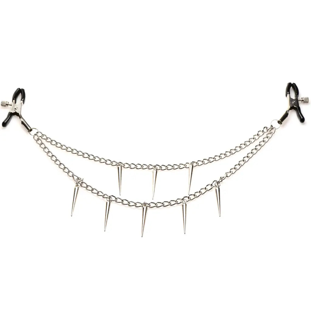 Daggers Double Chain Nipple Clamps - Nipple Clamp