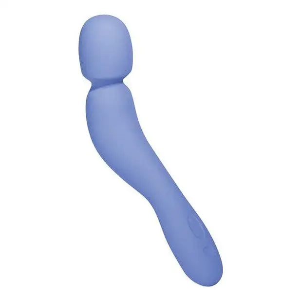 Blue silicone anal toy for powerful pleasure; pairs well with Dame Com Wand Vibrator and magnetic USB