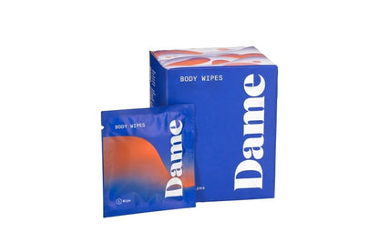 Dame Wipes 15 (Sachets) Dame Aloe Infused Body Wipes at the Haus of Shag