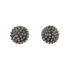 Darque Round Spiked Reusable Pasties - Black O/s - Pasties