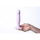 Dazey 420 7 Silicone Dong Pastel Purple ’ - Double Ended Dildo