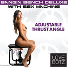 LoveBotz Thrusting Machine Deluxe Bangin Bench With Sex Machine at the Haus of Shag