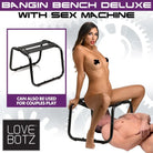 LoveBotz Thrusting Machine Deluxe Bangin Bench With Sex Machine at the Haus of Shag