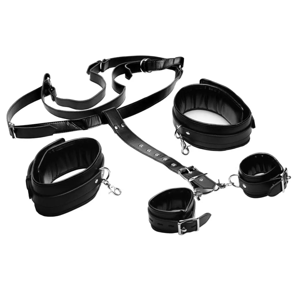 STRICT Full Body Restraint Deluxe Thigh Sling With Wrist Cuffs at the Haus of Shag