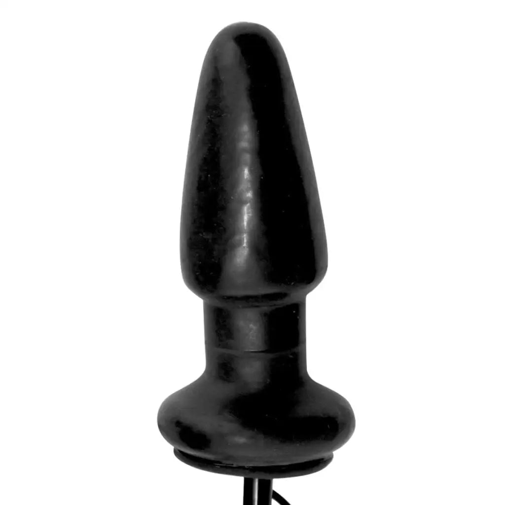 Trinity Vibes Vibrator Black Deluxe Wonder Plug at the Haus of Shag