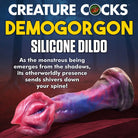 Creature Cocks Demogorgon Silicone Dildo: Compatible with water-based lubricants