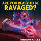 Alien-like creature with tentacles in vibrant hues, perfect for water based lubricants