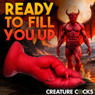 Demon Claw Fisting Silicone Dildo - Red - Dildos