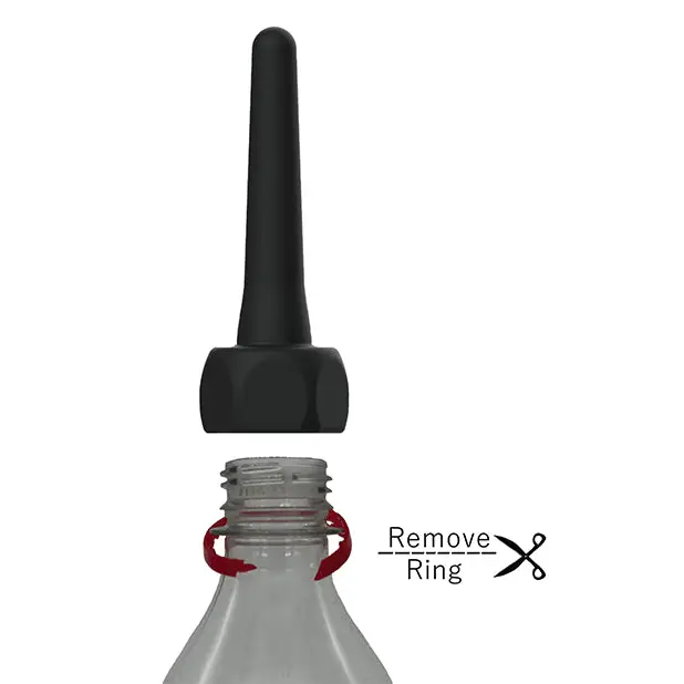 Demon Kat Spout Pocket Enema - Black - Enema