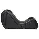 Detachable Kinky Couch Sex Chaise With Love Pillows - Black - Dungeon Furniture