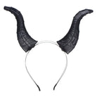 Tailz Tail Plug Black Devil Tail Anal Plug And Horns Set at the Haus of Shag