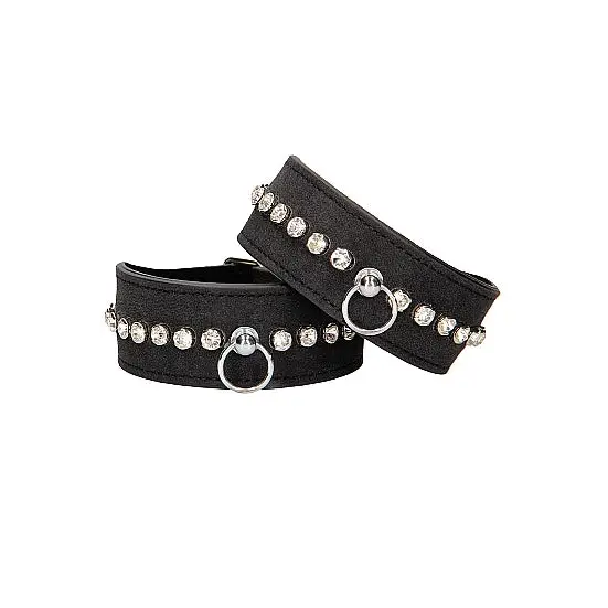 Diamond Studded Ankle Cuffs - Cuffs