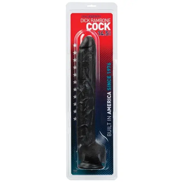 High-quality Dick Rambone Cock Black product showcasing realistic design and texture