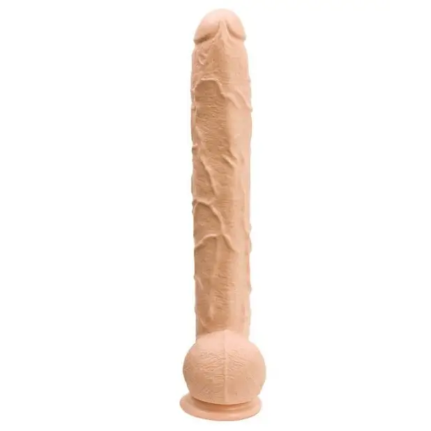 Close-up of a person using the Dick Rambone Cock for enhanced pleasure and intimacy