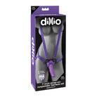 Dillio 7’’ Strap-on Suspender Harness Set - Purple - Strap On Kit