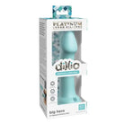 Dillio Dongs & Dildos Teal Dillio Platinum 6" Big Hero Silicone Dildo at the Haus of Shag