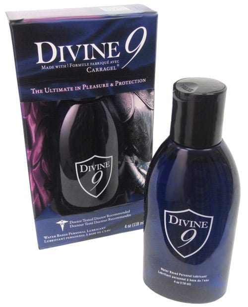 Divine 9 Water Based Lubricant 4 oz. Divine 9 Water Based Lubricant at the Haus of Shag