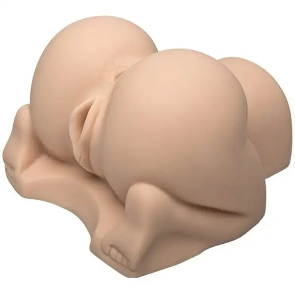 Doggy Style Debbie - Flesh-colored anatomical model of a faceless curled-up human figure