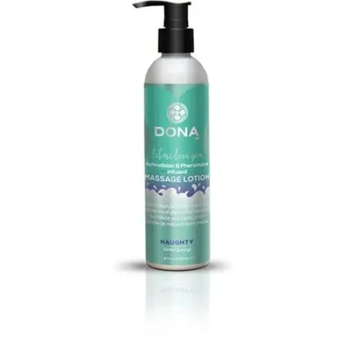 DONA Massage Oil Dona Massage Lotion Naughty - Sinful Spring 8 fl oz / 235 ml at the Haus of Shag