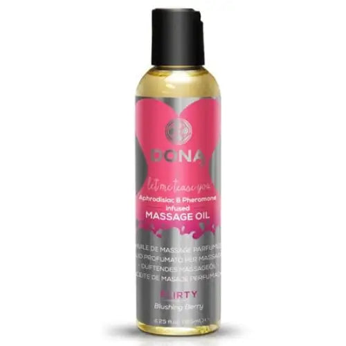 DONA Massage Oil Flirty Blushing Berry Dona Massage Oil Naughty - Sinful Spring 3.75 fl oz / 110 ml at the Haus of Shag