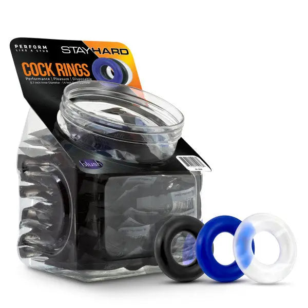 Donut Cockrings 50 Pc Display - Sextoys for Couples