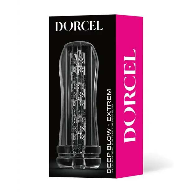 Dorcel Deep Blow Extreme Sleeve - Clear - Manual Stroker