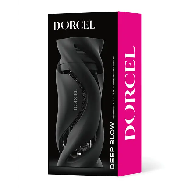 Dorcel Deep Blow Manual Stroker - Black - Manual Stroker