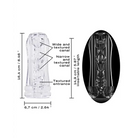 Dorcel Deep Blow Multi Sensation Sleeve - Clear - Manual Stroker