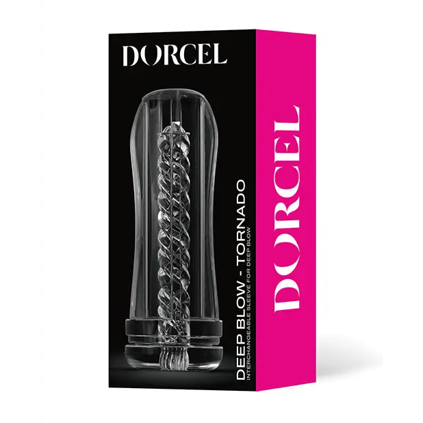 Dorcel Deep Blow Tornado Sleeve - Clear - Manual Stroker