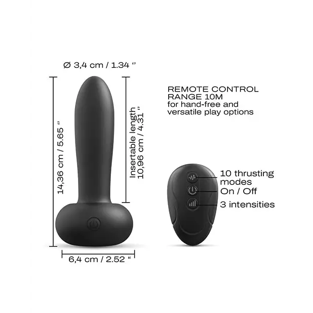 Dorcel Deep Thrust - Black - Plain Vibrator