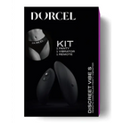 Cover of ’Dolcel’ book displayed with Dorcel Discreet Panty Vibe W/Panty in black