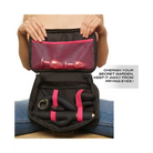 Woman with pink bag, Dorcel Discreet Storage Box with integrated padlock