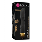 Dorcel Flexi & Joy Bendable Silicone G-Spot and Clitoris Vibrator - Black - Plain Vibrator