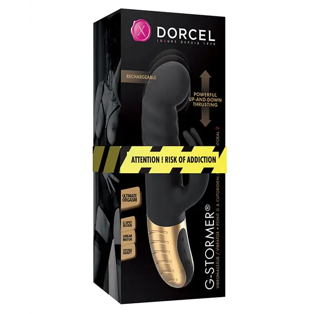 Dorcel G-stormer Thrusting G Spot Rabbit - Black - Rabbit