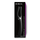 Dorcel Infinite Joy Bendable Forked Vibrator - Black - Plain Vibrator