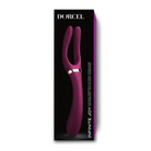 Dorcel Infinite Joy Bendable Forked Vibrator - Black - Plain Vibrator