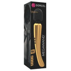 Lovely Planet Massage Products Gold Dorcel Megawand Rechargeable Wand at the Haus of Shag