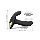 Dorcel P-Joy Double Action Prostate Massager - Black - Powered Butt Plug