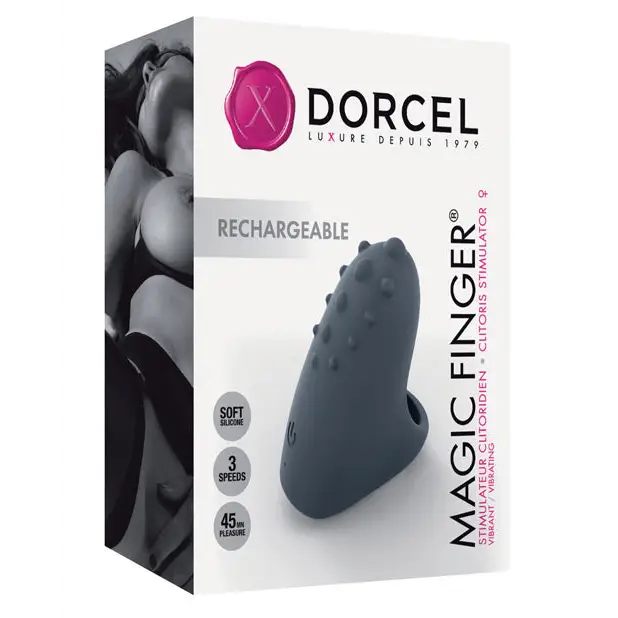 Dorcel Rechargeable Magic Finger - Black - Finger Vibrator